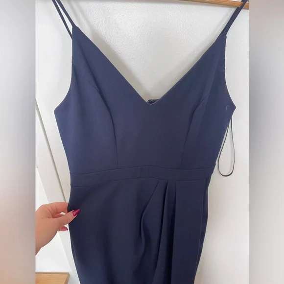 BHLDN Navy Dress - 6 - Picture 5 of 5